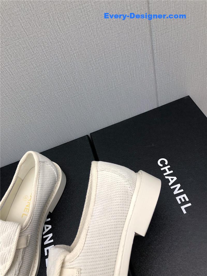 CC ankle Velcro logo color block shoes
