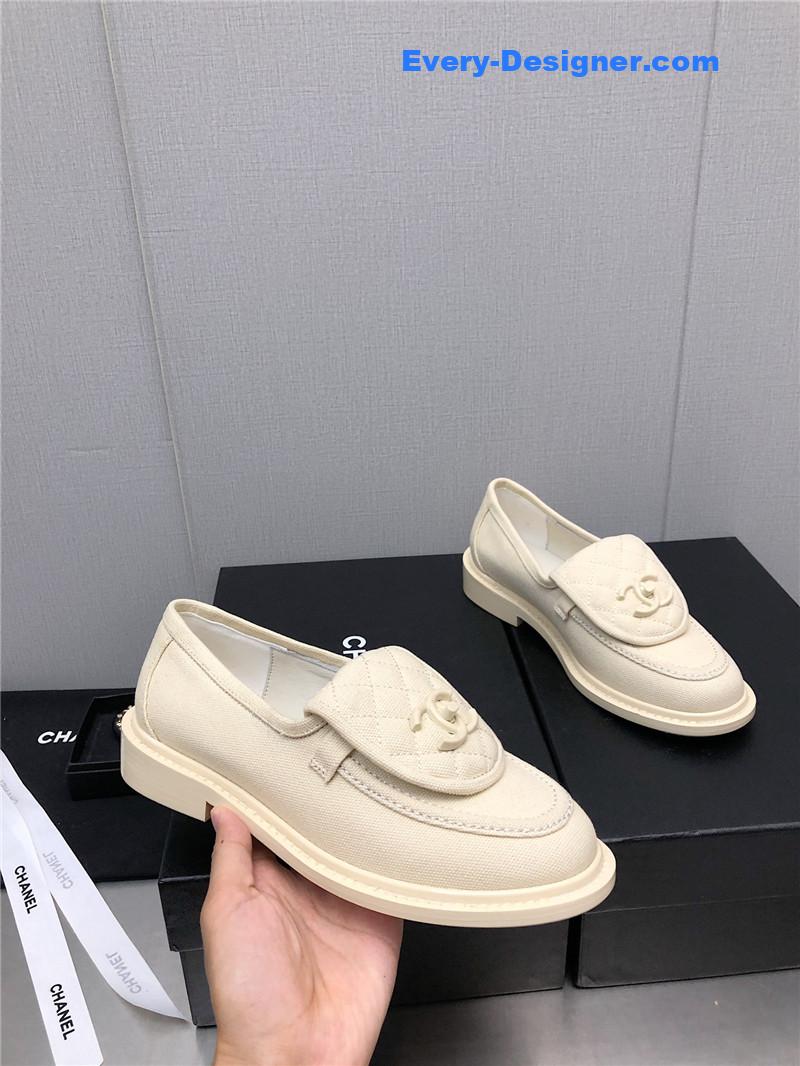 CC ankle Velcro logo color block shoes