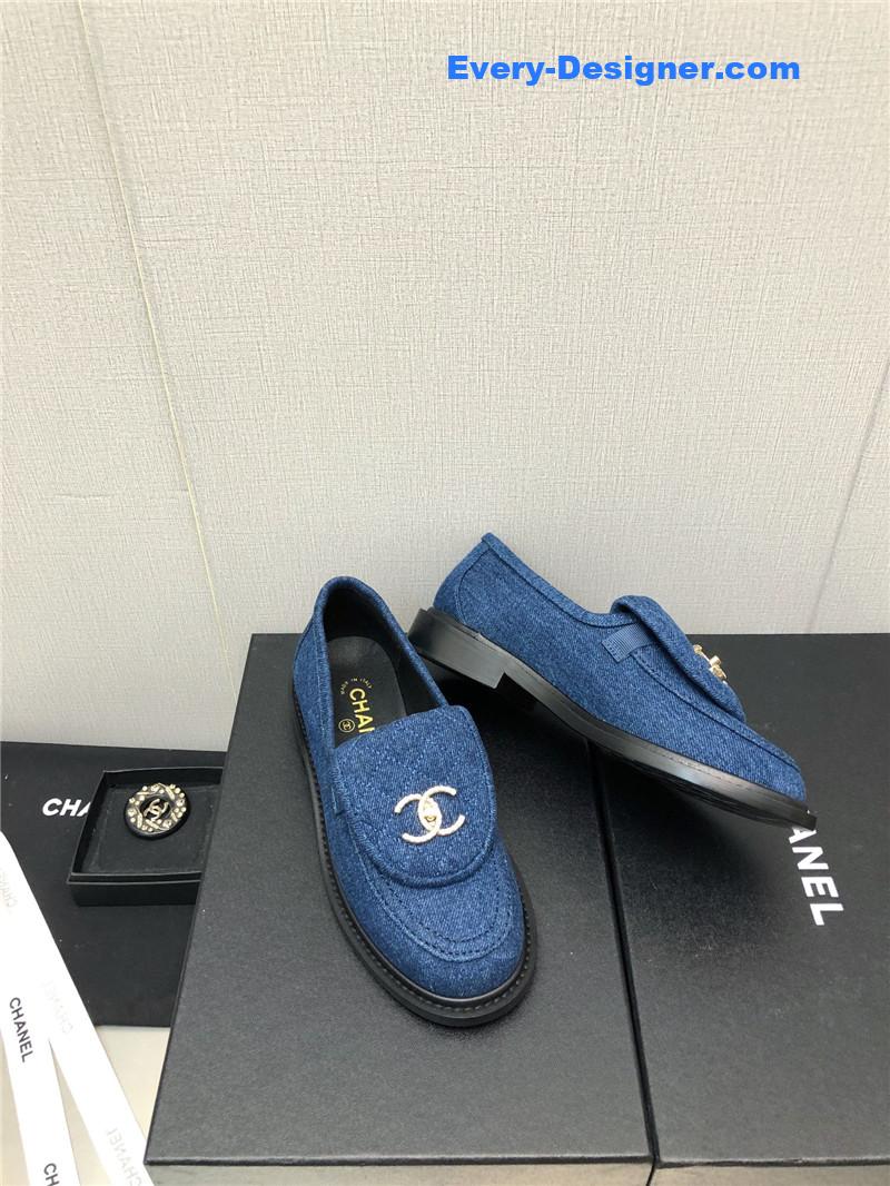 CC ankle Velcro logo color block shoes