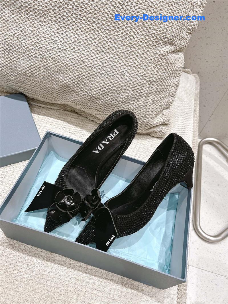 pra*a full D1am0nd shoes