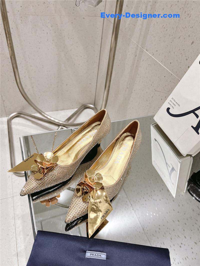 pra*a full D1am0nd shoes