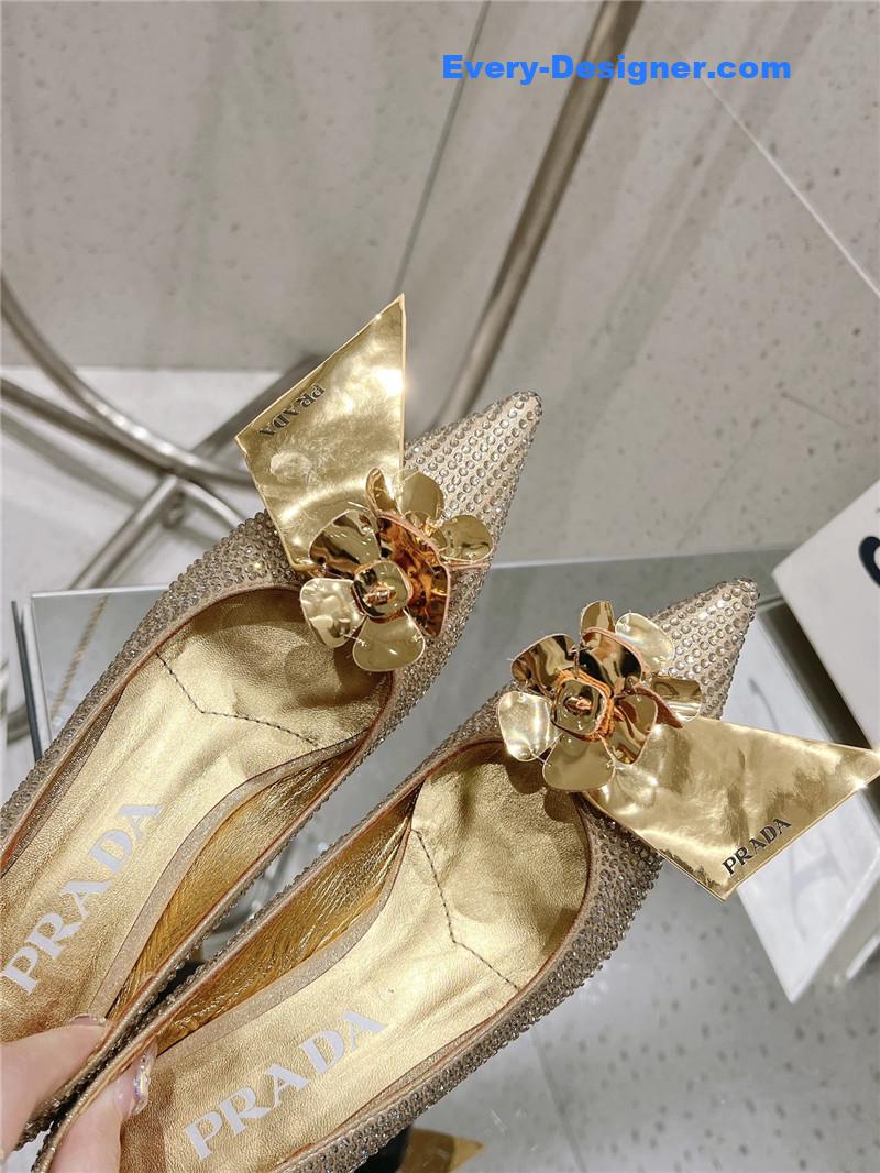 pra*a full D1am0nd shoes