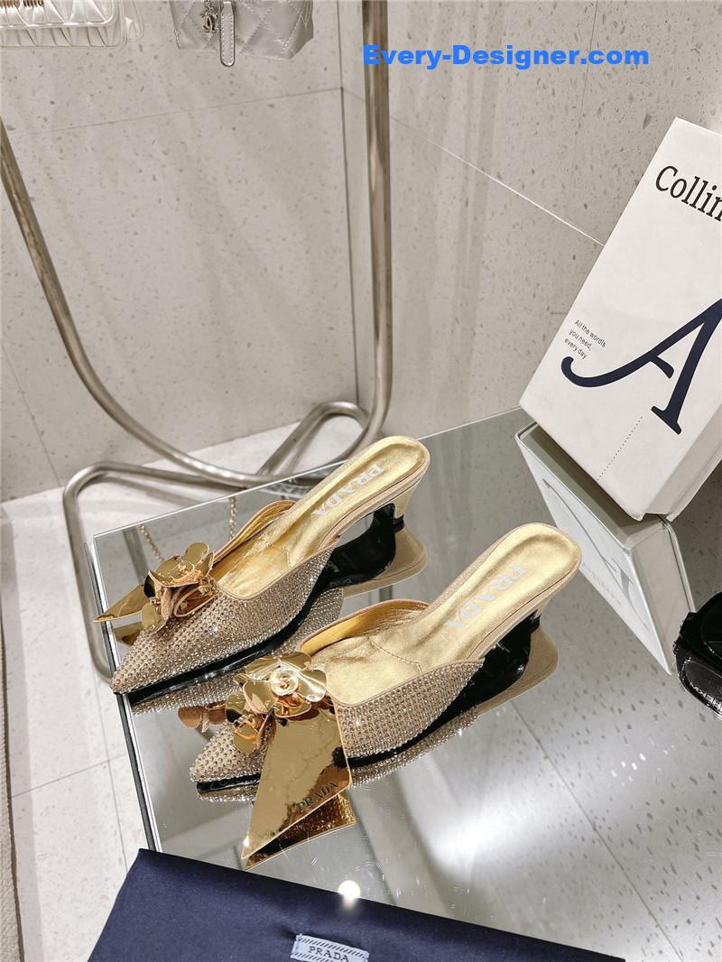 pra*a full D1am0nd sandals