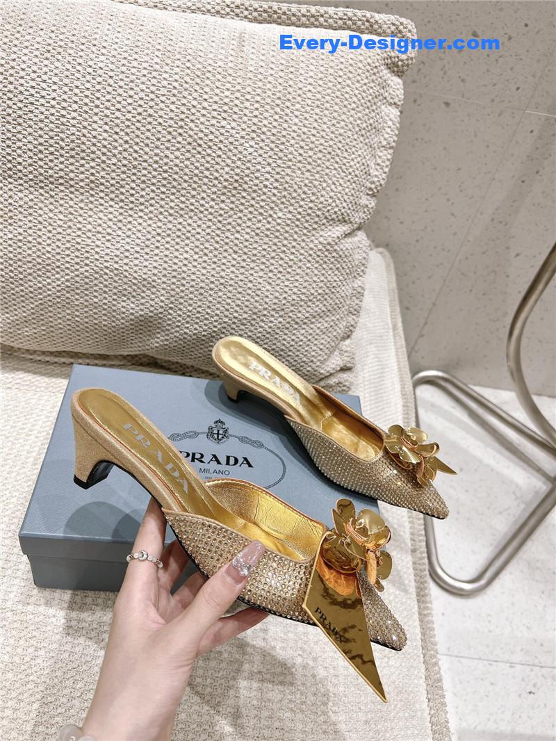 pra*a full D1am0nd sandals