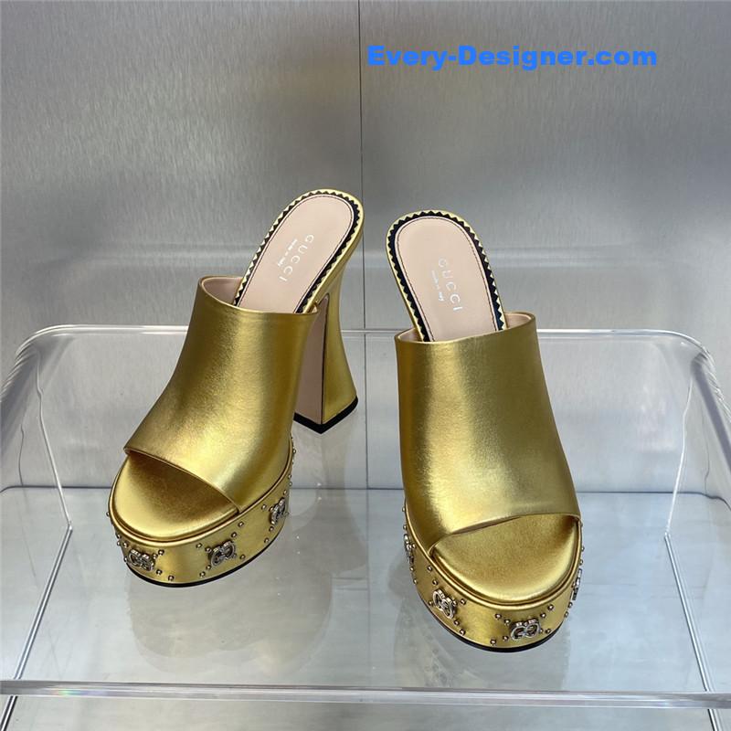 Gvc*1 high heel round toe candy color women’s shoes