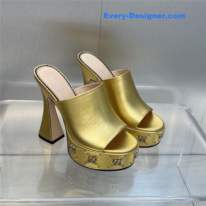 Gvc*1 high heel round toe candy color women’s shoes