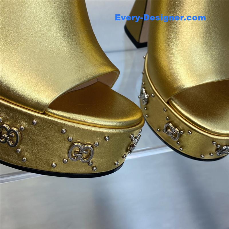 Gvc*1 high heel round toe candy color women’s shoes