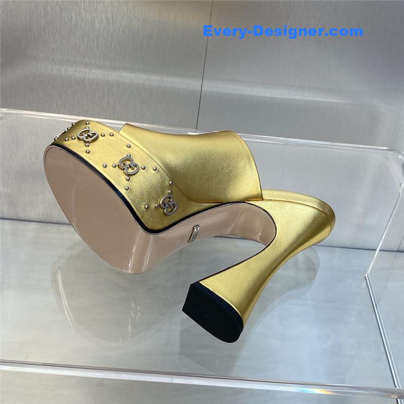 Gvc*1 high heel round toe candy color women’s shoes