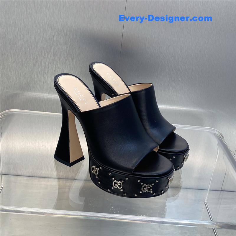 Gvc*1 high heel round toe candy color women’s shoes