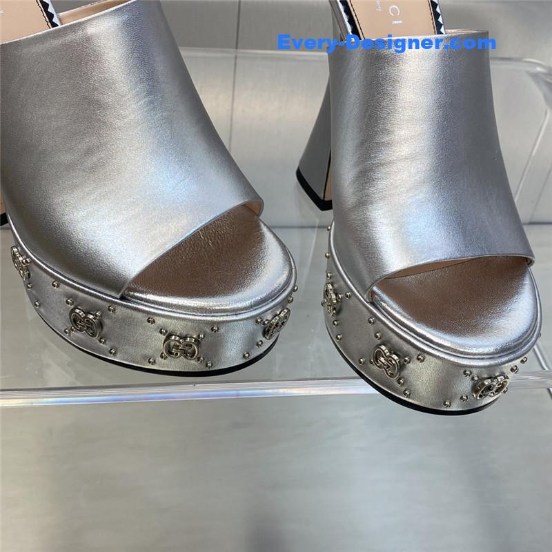 Gvc*1 high heel round toe candy color women’s shoes