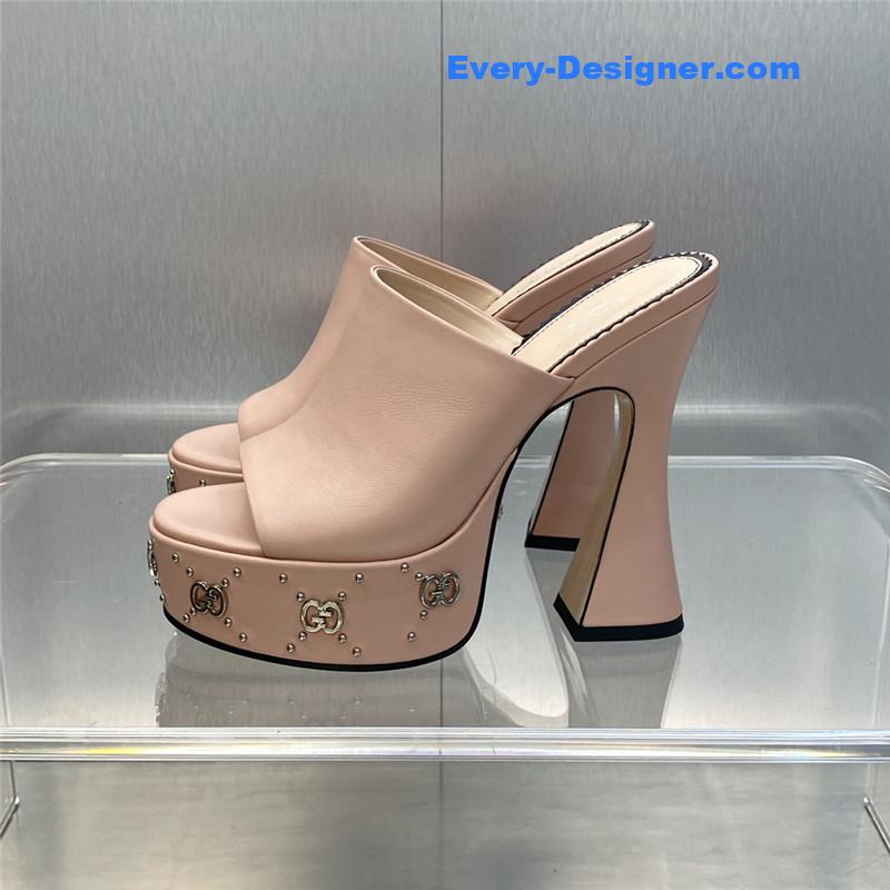 Gvc*1 high heel round toe candy color women’s shoes