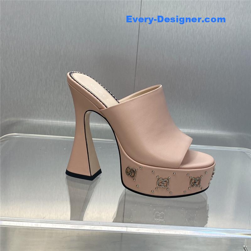Gvc*1 high heel round toe candy color women’s shoes