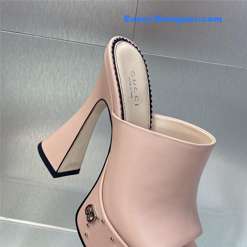 Gvc*1 high heel round toe candy color women’s shoes
