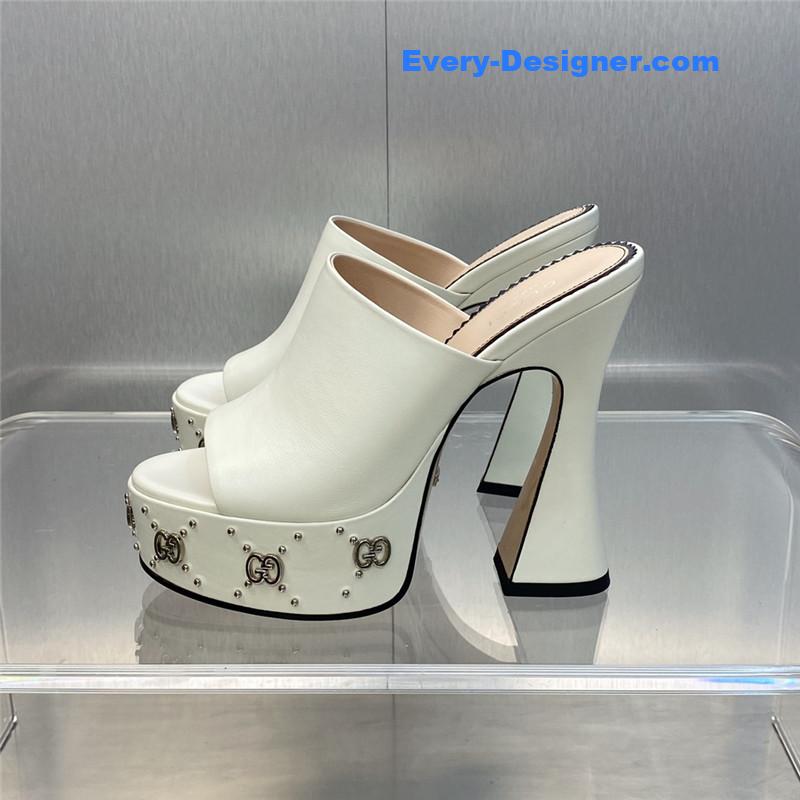Gvc*1 high heel round toe candy color women’s shoes