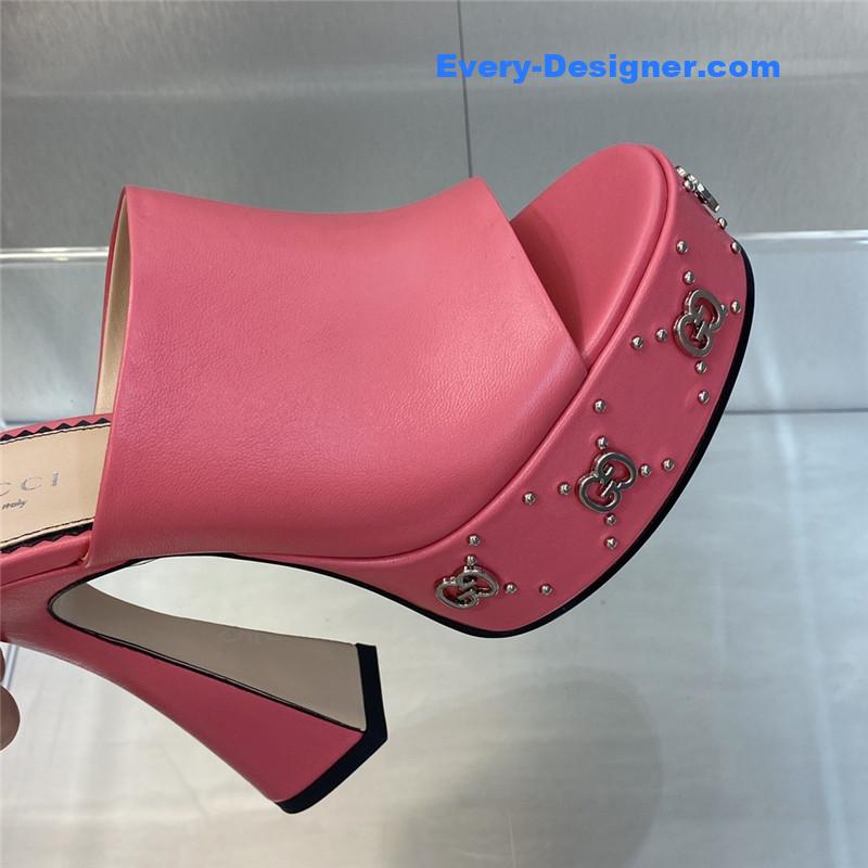 Gvc*1 high heel round toe candy color women’s shoes