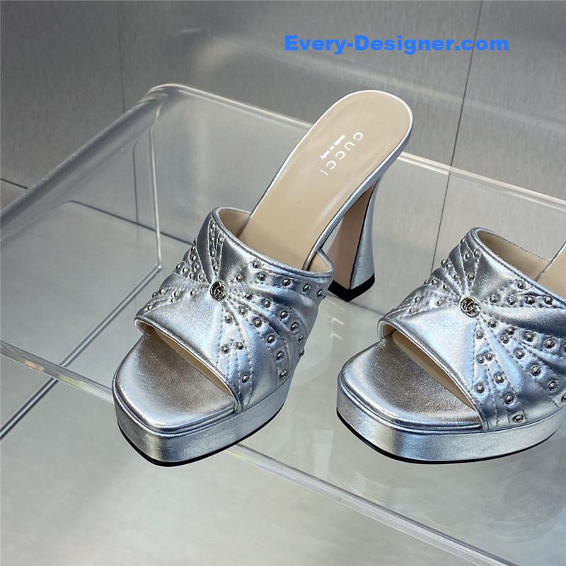 Gvc*1 high heel round toe candy color women’s shoes