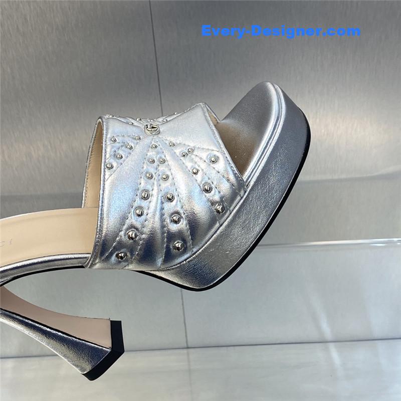 Gvc*1 high heel round toe candy color women’s shoes