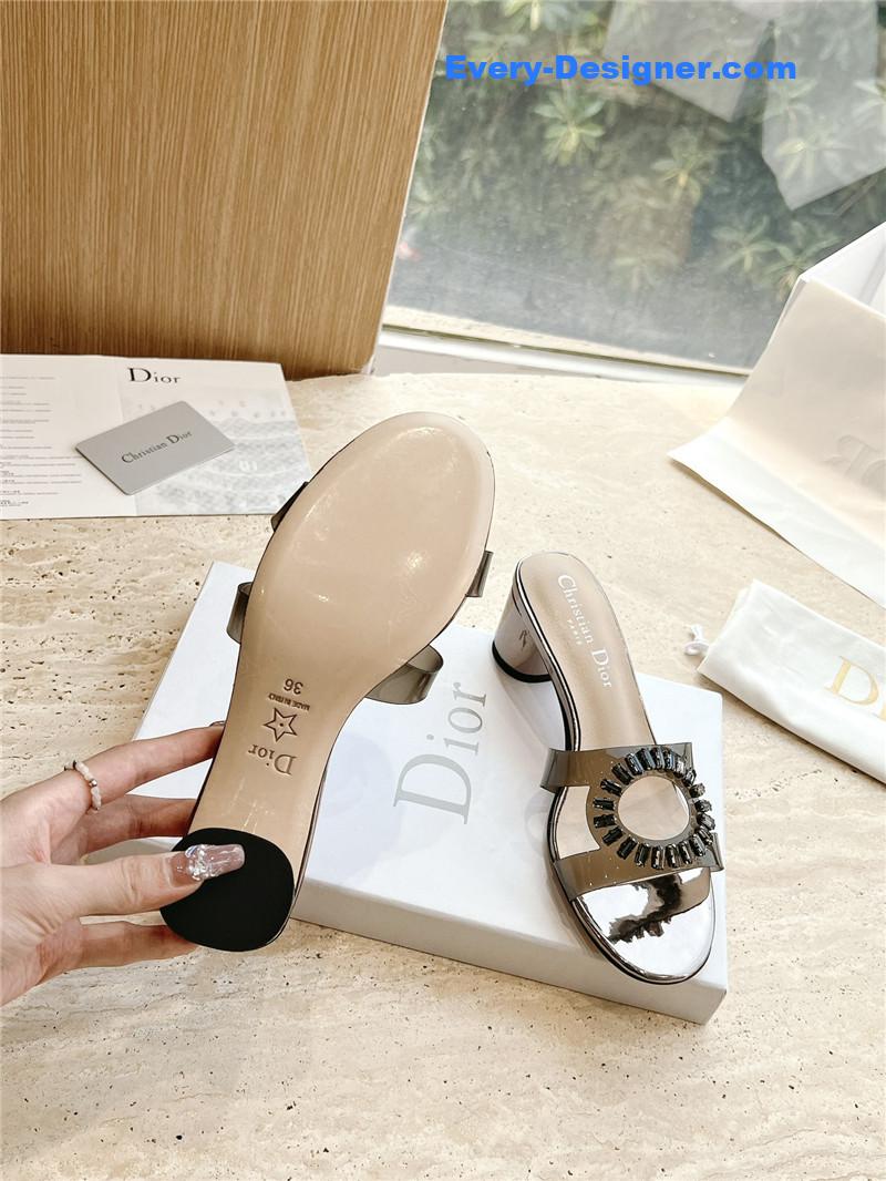 D10r summer new rhinestone sandals and slippers