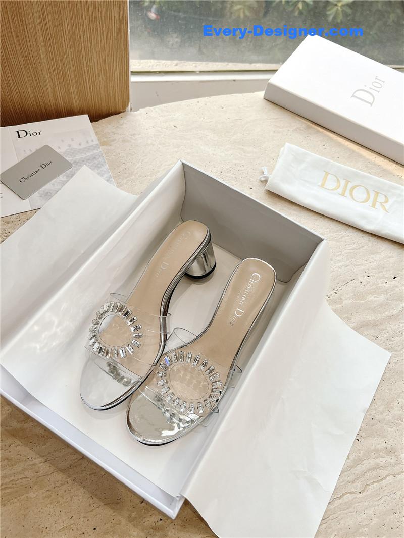 D10r summer new rhinestone sandals and slippers