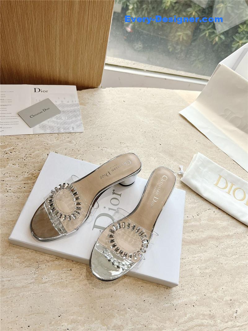 D10r summer new rhinestone sandals and slippers