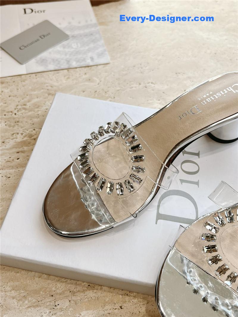 D10r summer new rhinestone sandals and slippers
