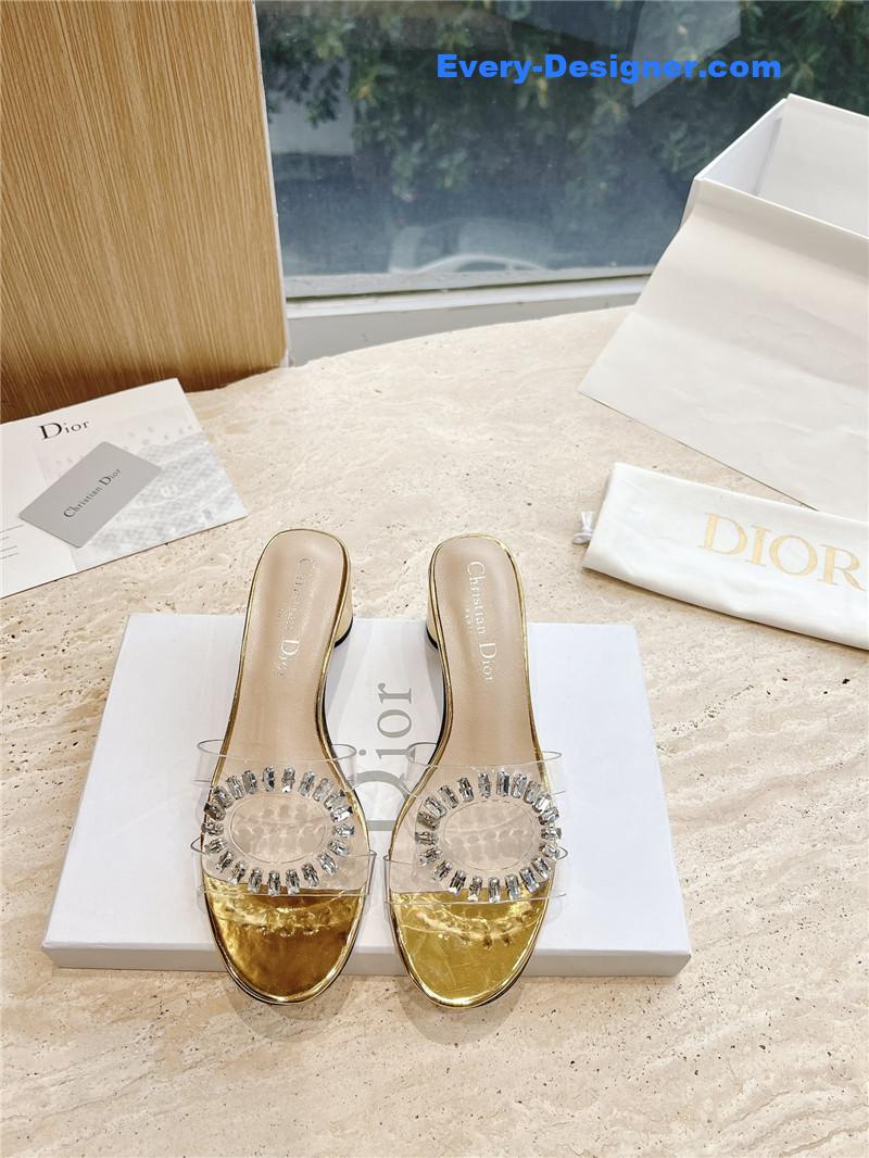 D10r summer new rhinestone sandals and slippers