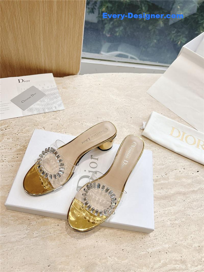 D10r summer new rhinestone sandals and slippers