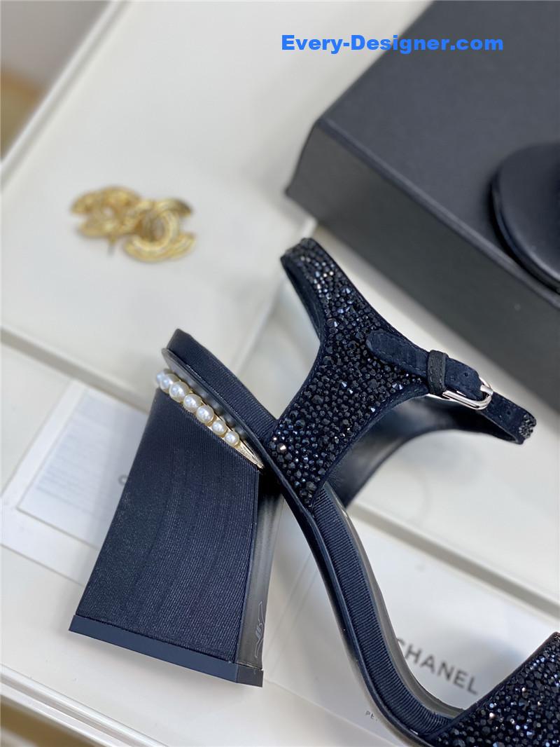 CC new pearl heel sandals