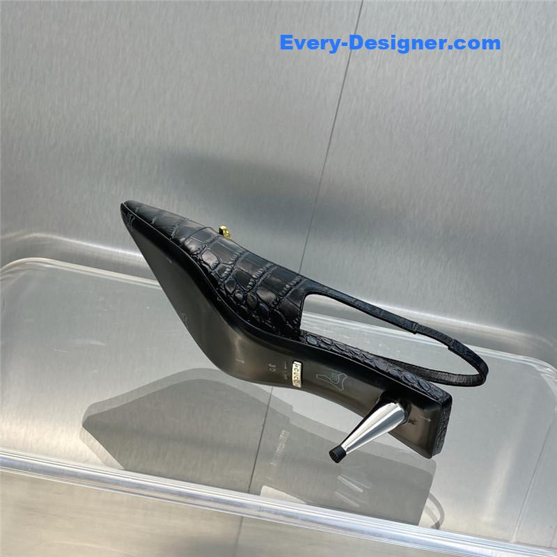 Gvc*1 mid heel candy color hardware buckle women’s shoes