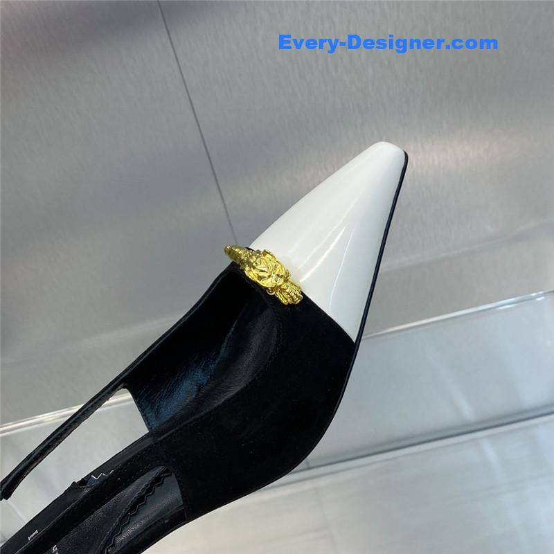 Gvc*1 mid heel candy color hardware buckle women’s shoes