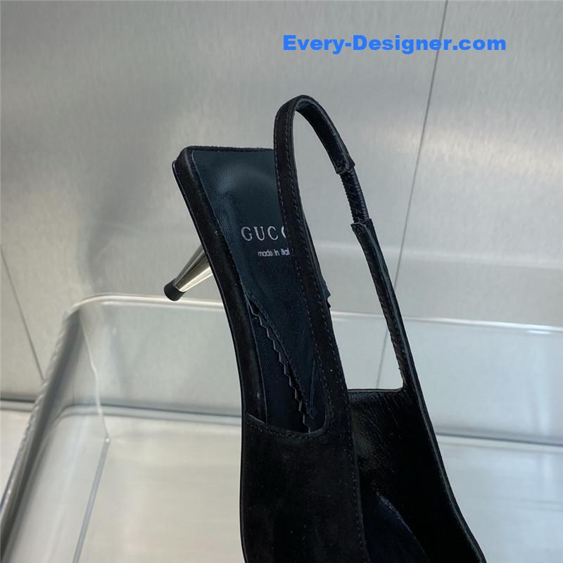 Gvc*1 mid heel candy color hardware buckle women’s shoes