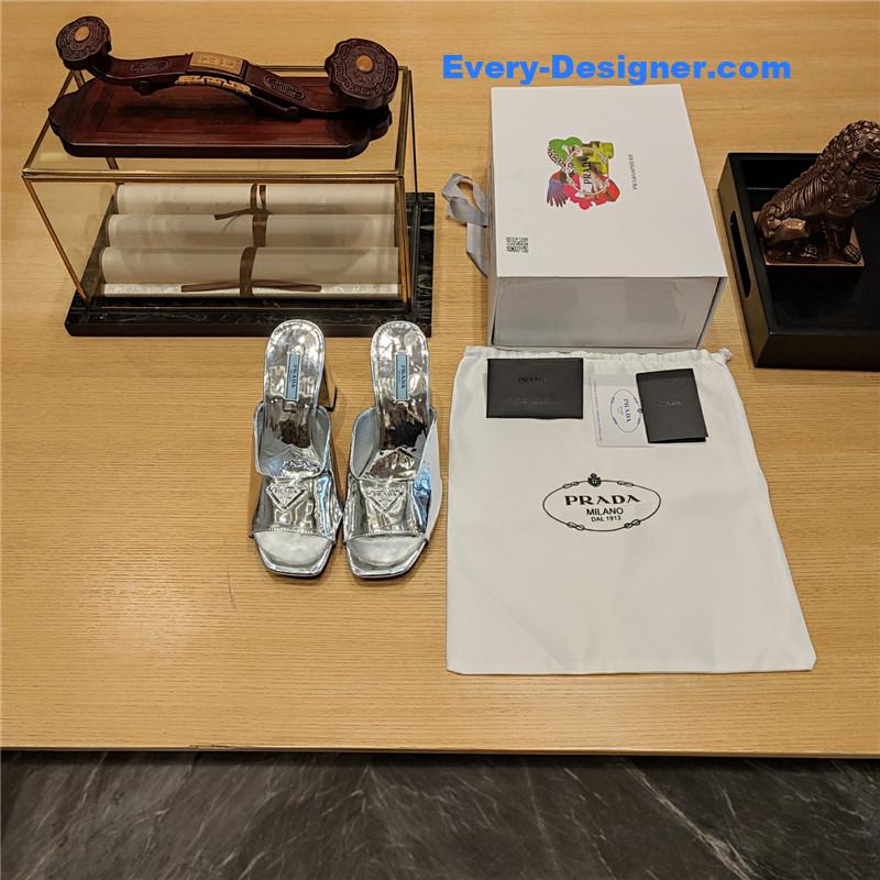 Pra*a block heel square toe sandals