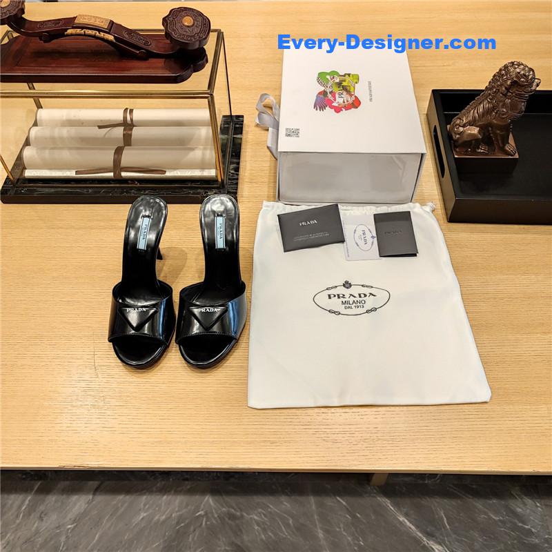 Pra*a stiletto round toe sandals