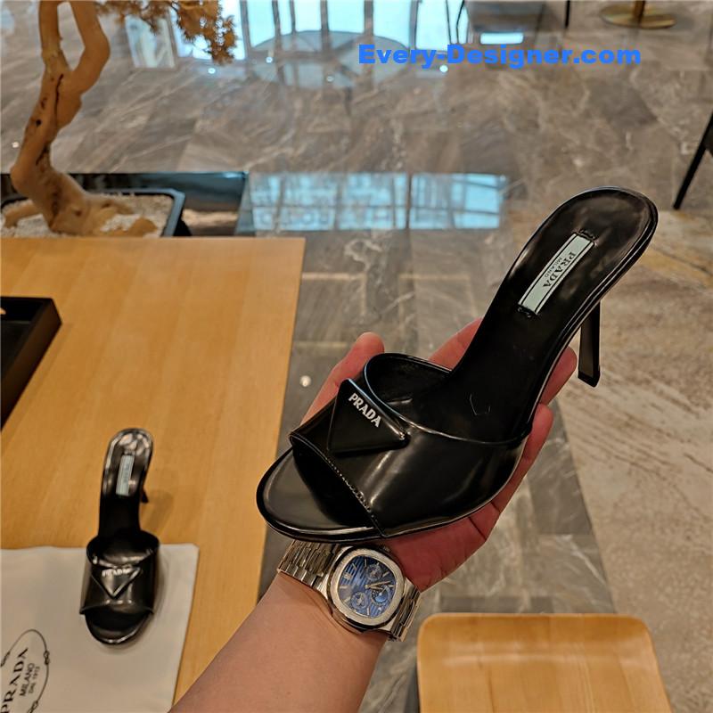 Pra*a stiletto round toe sandals