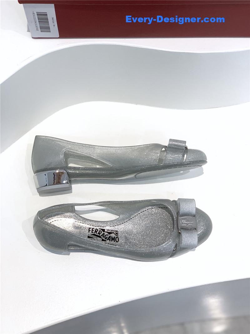 Salvatore Ferragamo new pvc jelly shoes
