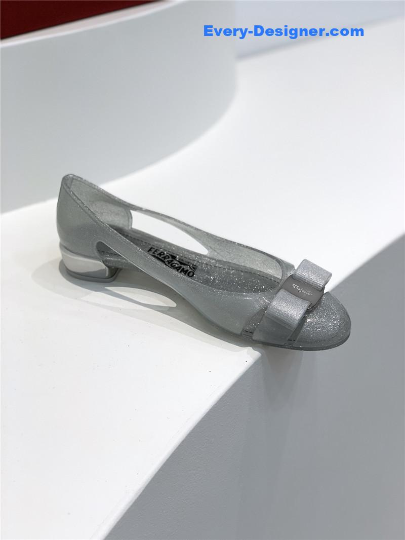Salvatore Ferragamo new pvc jelly shoes