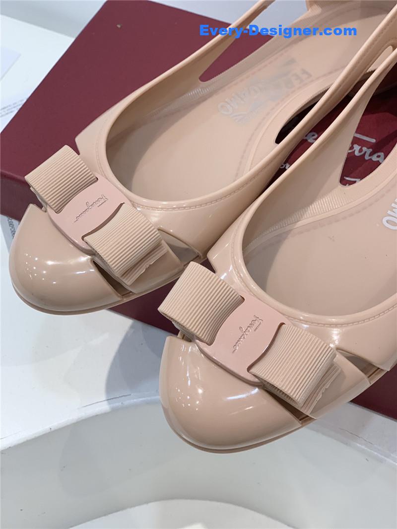 Salvatore Ferragamo new pvc jelly shoes