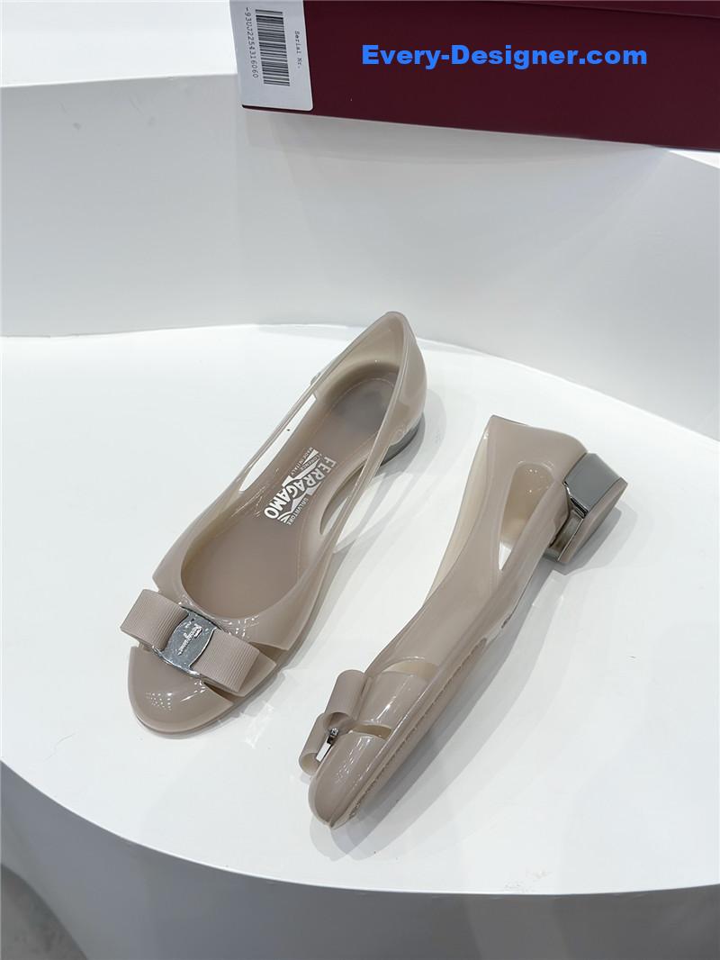 Salvatore Ferragamo new pvc jelly shoes