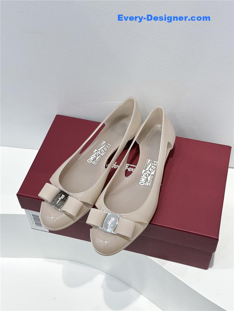 Salvatore Ferragamo new pvc jelly shoes