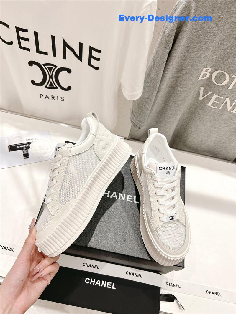 CC new grid fabric casual shoes