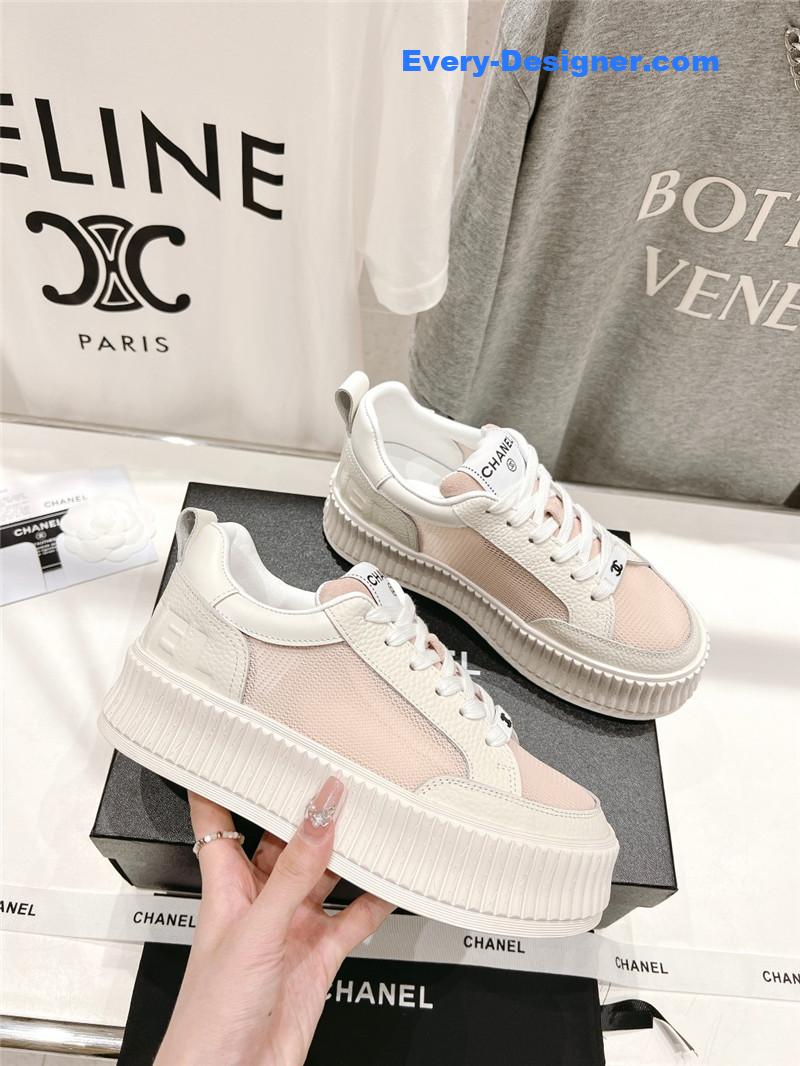 CC new grid fabric casual shoes