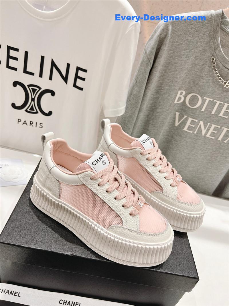 CC new grid fabric casual shoes