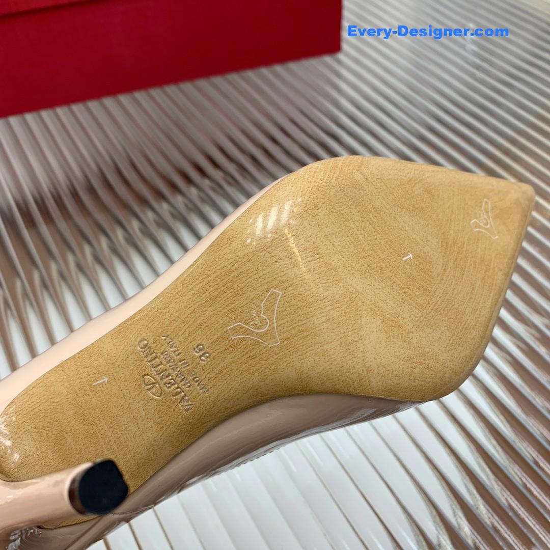 Va1e*ntin0 high heel pointed shoes