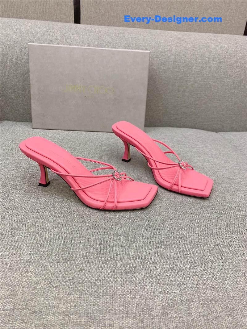 J1m*y Ch00 heeled slides