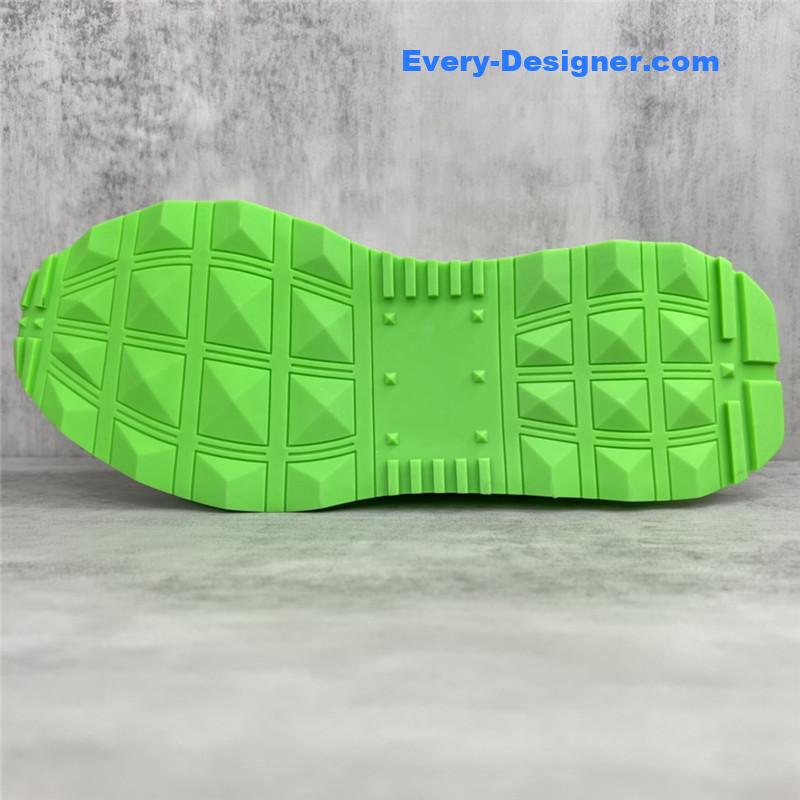 Va1e*ntin0 high satin canvas loafers