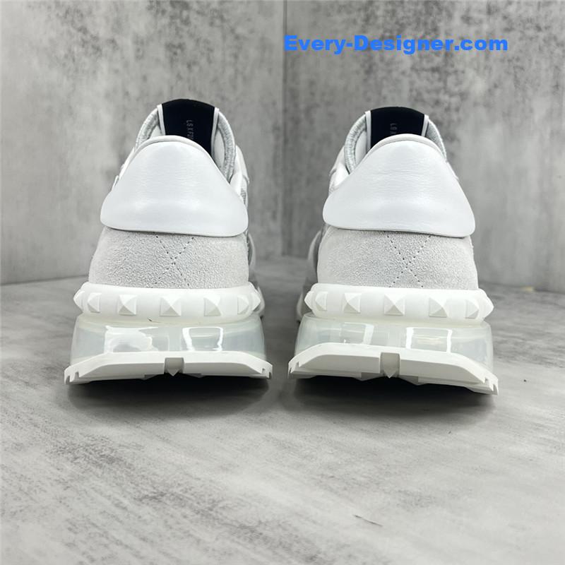 Va1e*ntin0 high satin canvas loafers