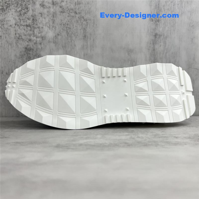 Va1e*ntin0 high satin canvas loafers