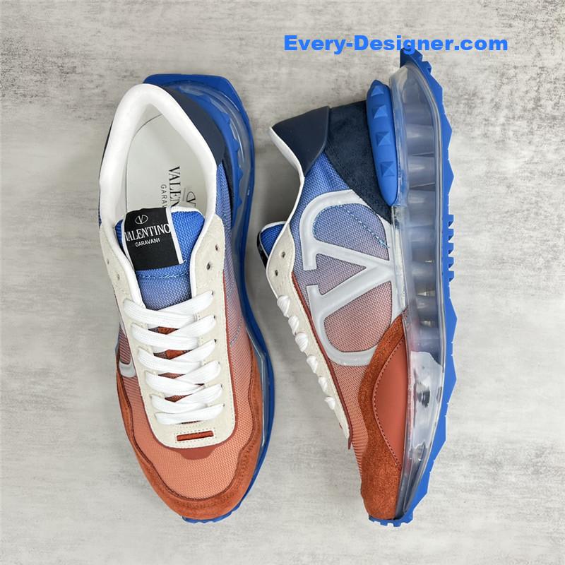 Va1e*ntin0 high satin canvas loafers