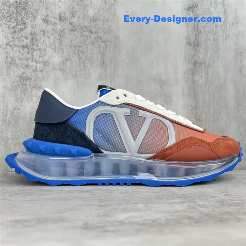 Va1e*ntin0 high satin canvas loafers