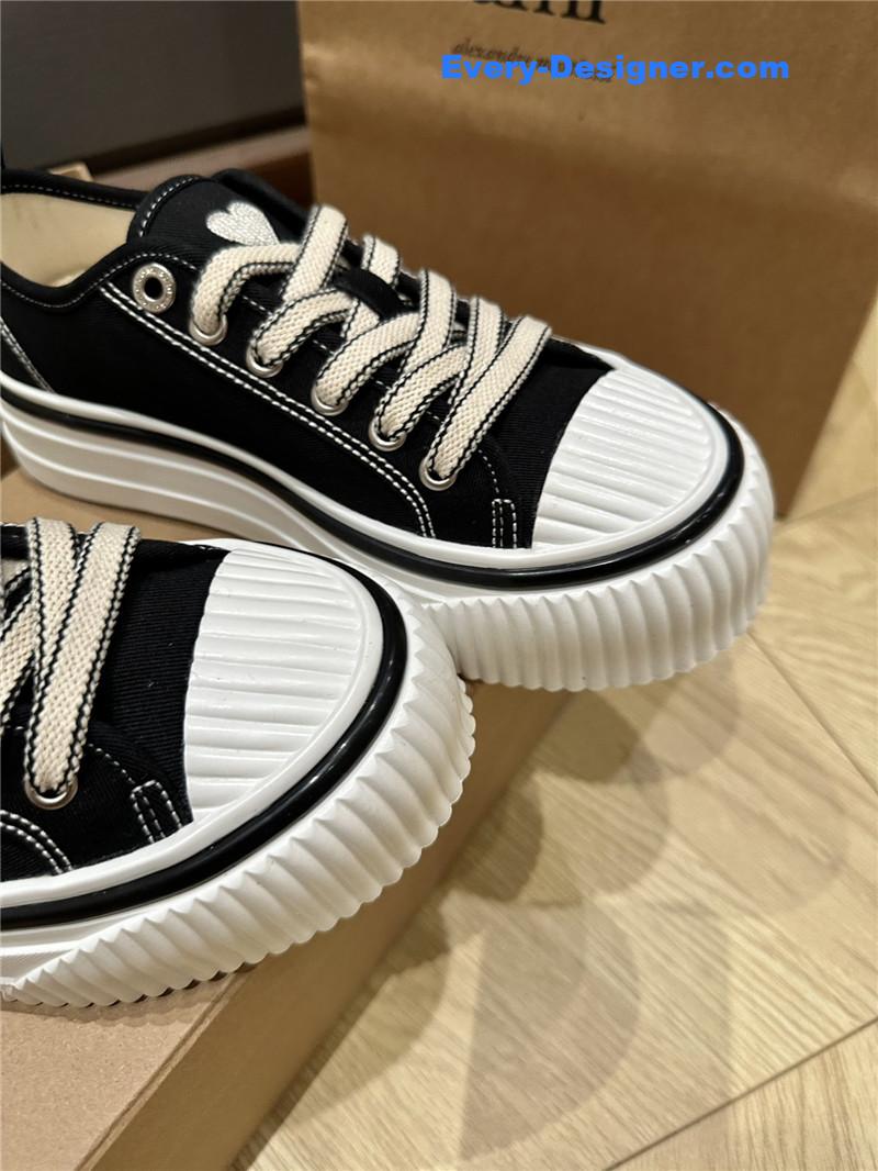 Amina Muaddi Denim Loafers